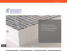 Tablet Screenshot of communityeconomics.org